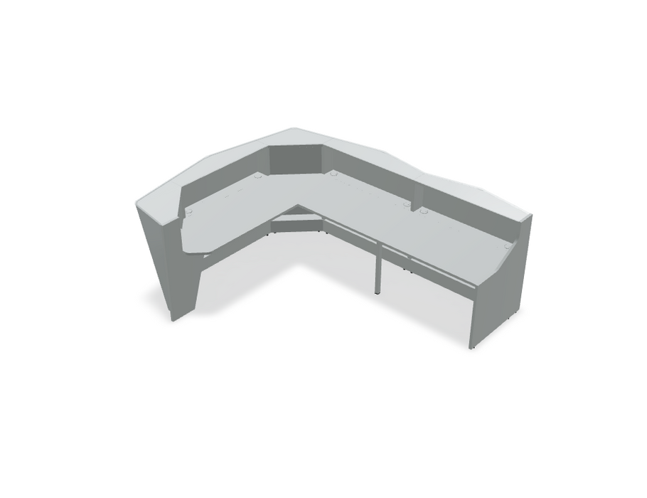 Alpa Corner Reception Desk