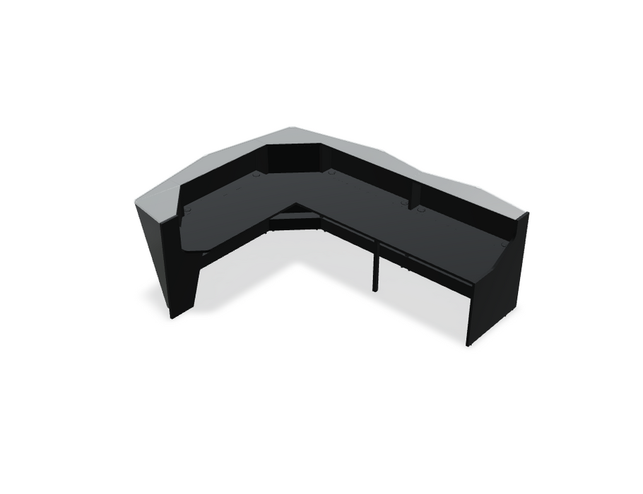 Alpa Corner Reception Desk