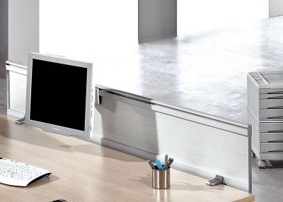 Aluminium Desk Screens for Twin Desks