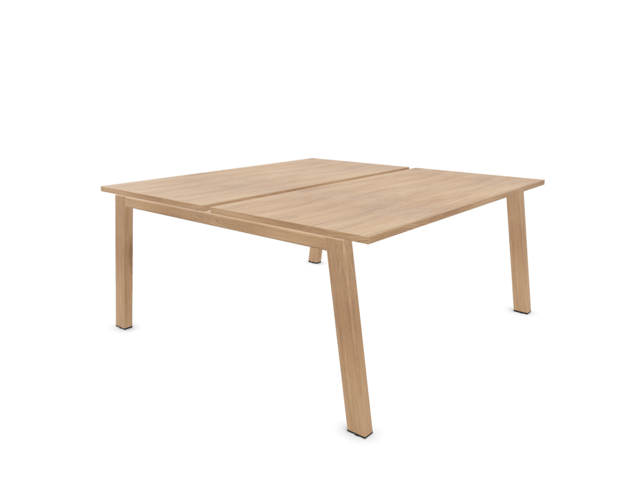Vital Plus 300 Bench Desk - Wooden Leg