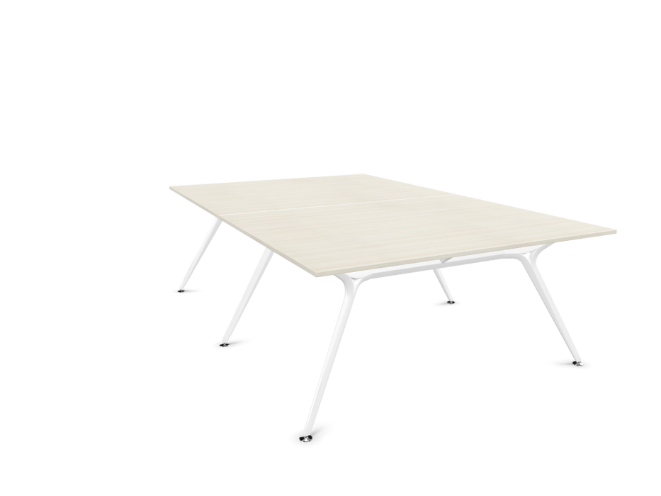 Arkitek Designer Bench desk  - White Frame