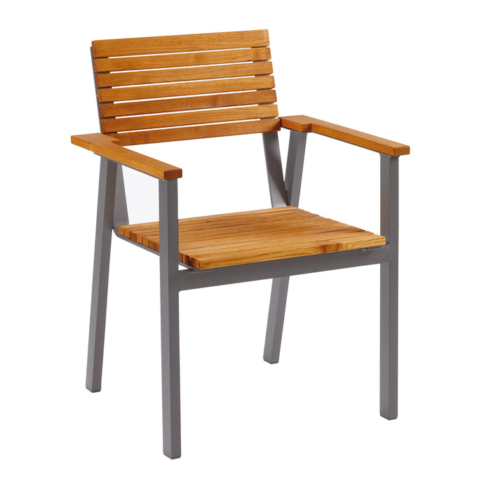 Bench Arm Chair - Robinia Wood