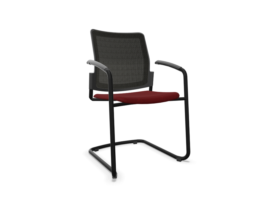 Urban Mesh Back Cantilever Meeting Chair