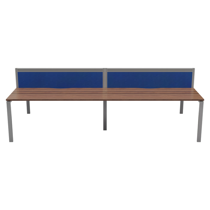 Express 4 person bench desk 2400mm x 1600mm
