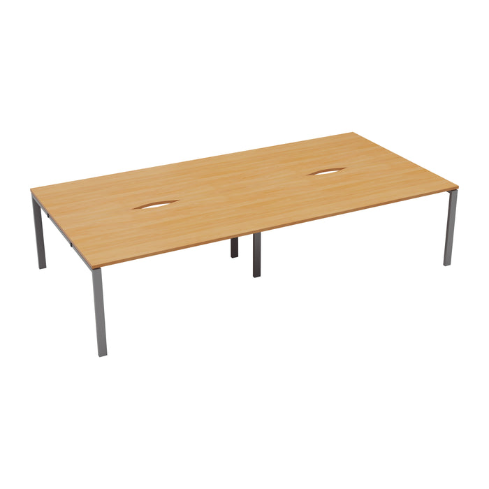 Express 4 person bench desk 2400mm x 1600mm