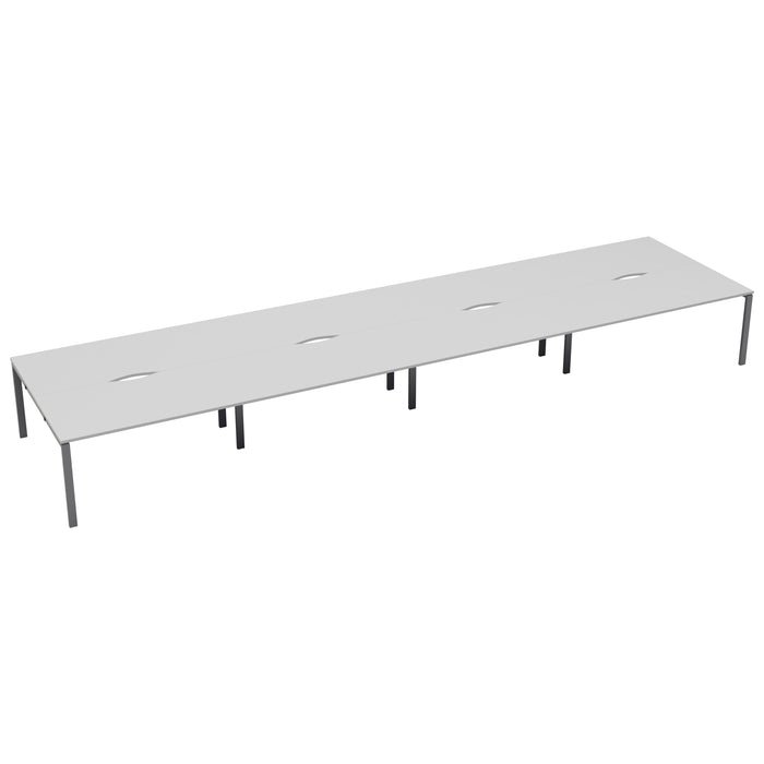 Express 10 person bench desk 6000mm x 1600mm - Next Day Delivery