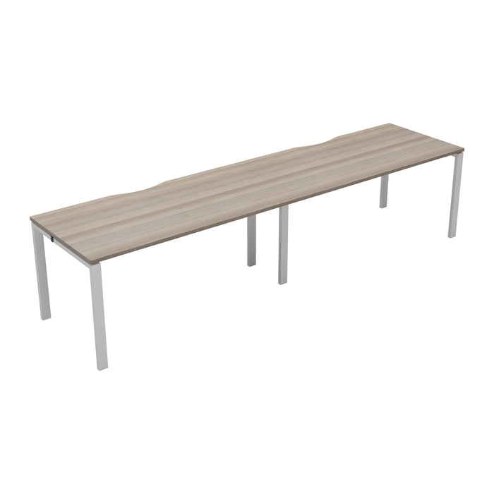 Express 2 person single bench desk 2400mm x 800mm