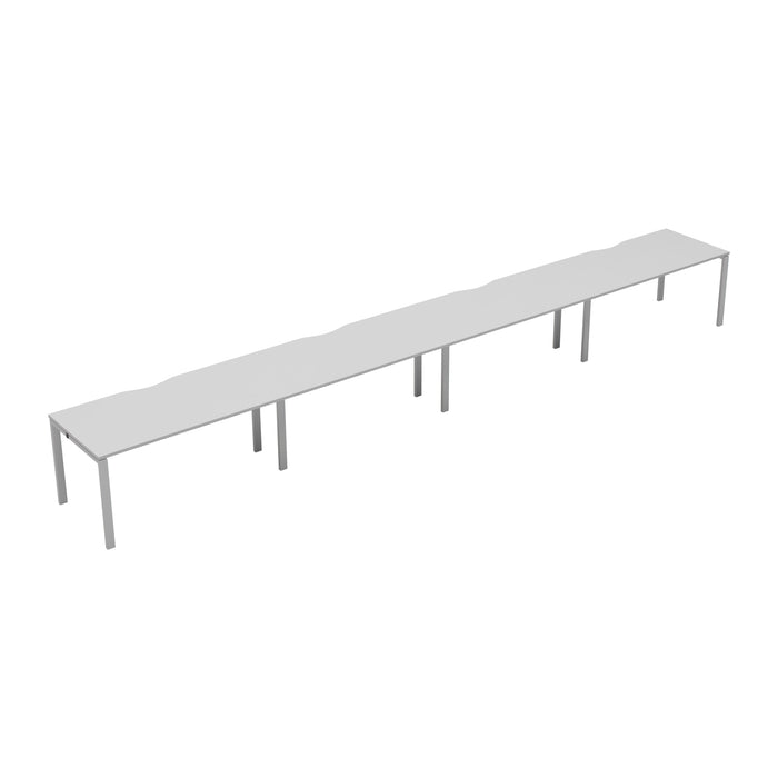 Express 4 person single bench desk 4800mm x 800mm