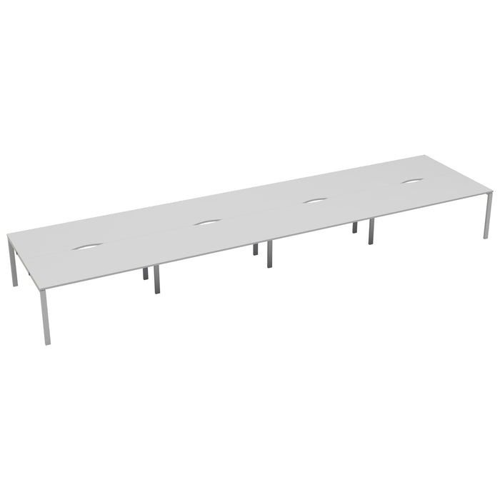 Express 10 person bench desk 6000mm x 1600mm - Next Day Delivery