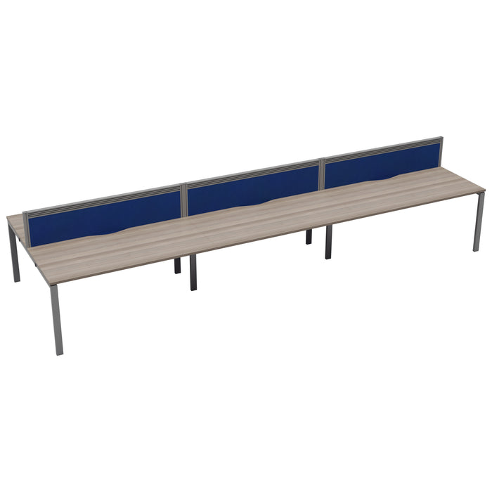 Express 6 person bench desk 4200mm x 1600mm