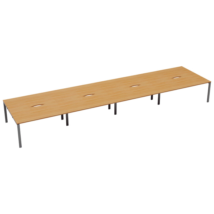 Express 10 person bench desk 7000mm x 1600mm - Next Day Delivery