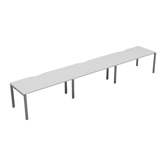 Express 3 person single bench desk 4200mm x 800mm