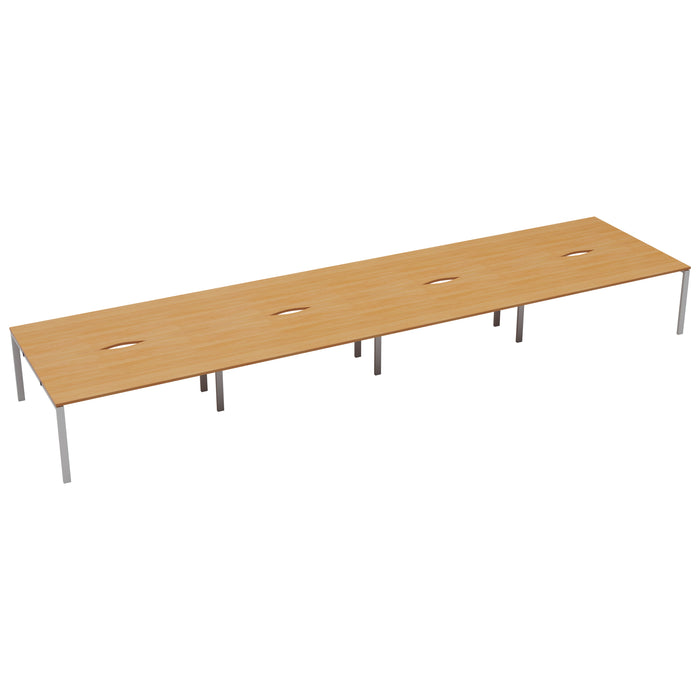 Express 10 person bench desk 7000mm x 1600mm - Next Day Delivery