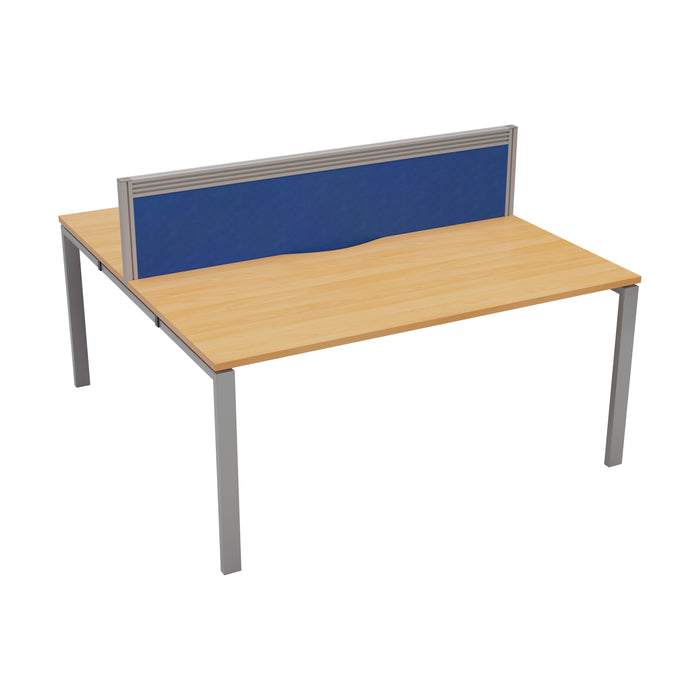 Express 2 person bench desk 1600mm x 1600mm - Next Day Delivery