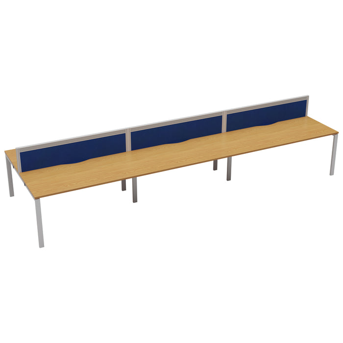 Express 6 person bench desk 4800mm x 1600mm