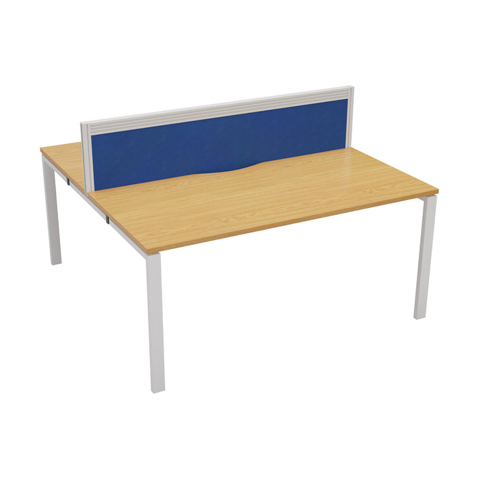 Express 2 person bench desk 1600mm x 1600mm - Next Day Delivery