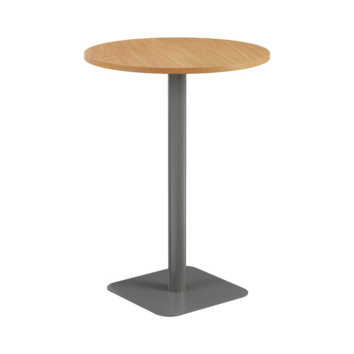 Pedestal base High Table 800mm diameter White/White