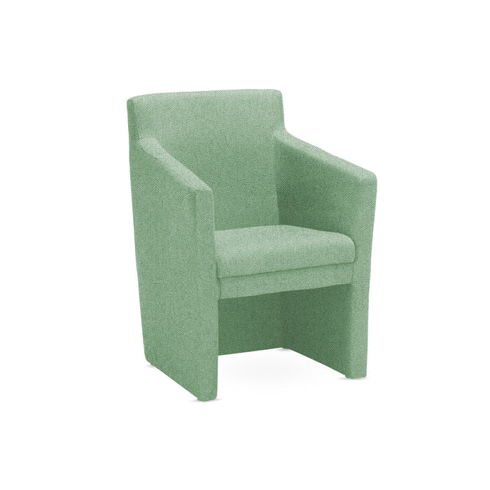 Club Upholstered Square Tub Chair