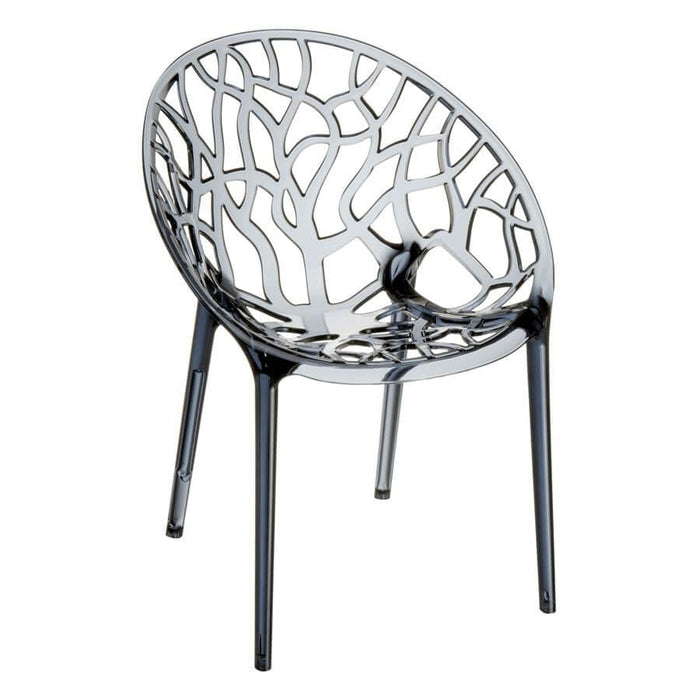 Crystal arm chair