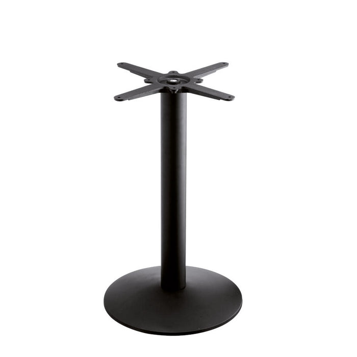 Houston - Cast Iron Small Round Dining Table Base (Max Top Size: 80cm dia or 80cm x 80cm)
