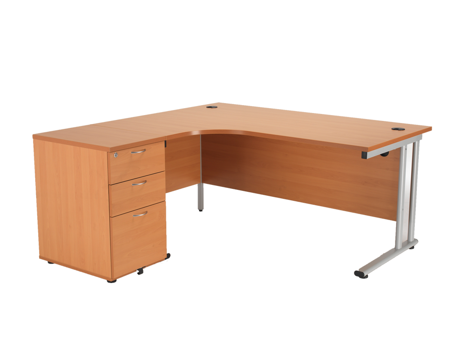 Autumn Special Corner Desk & Pedestal Bundle