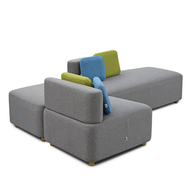 Lithos Small Lounge Seat with Back