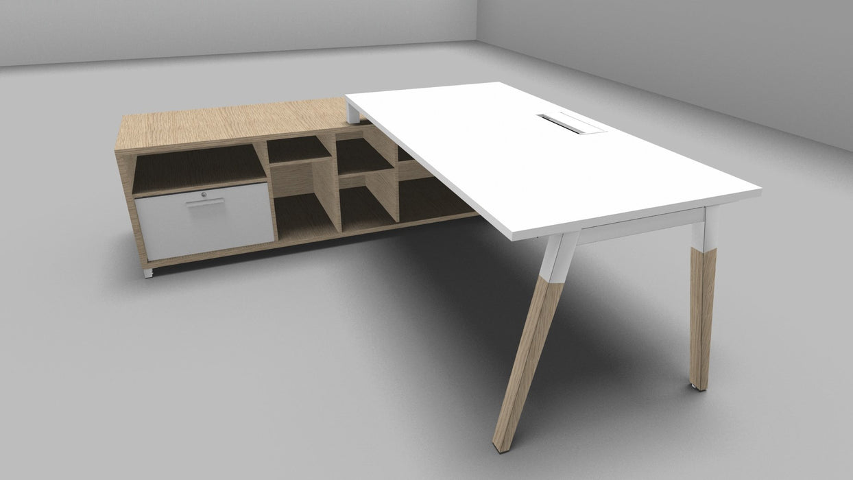 Dialogue Desk with Storage
