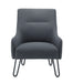 Pearl Reception Chair - Grey Front