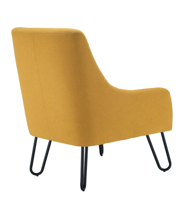 Pearl Reception Chair - Mustard Back 