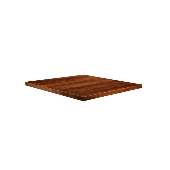 Solid Ash Table Top - Dark Walnut - 60cm x 60cm (Square)