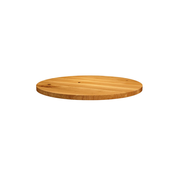 Natural Lacquered Character Oak - 75cm dia (Round)