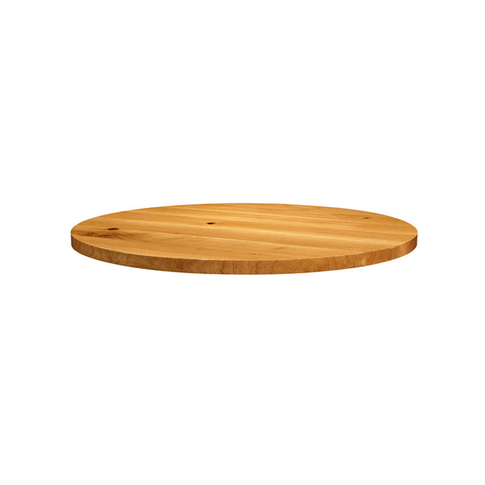 Natural Lacquered Character Oak - 120cm dia (Round)