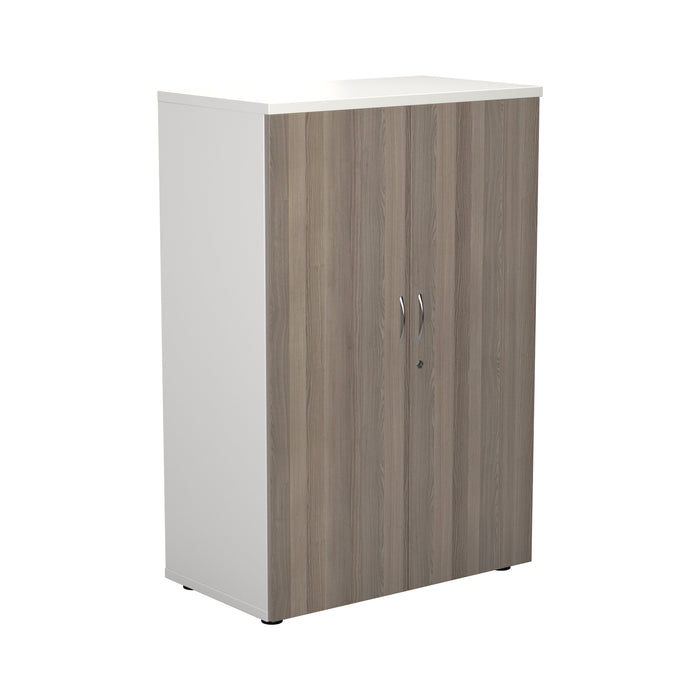 1200mm White Frame High Wooden Cupboard