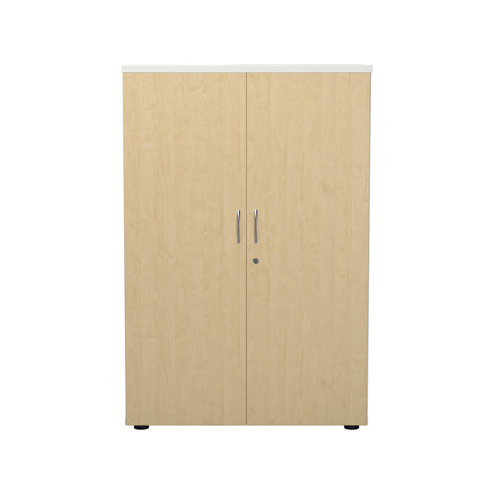 1200mm White Frame High Wooden Cupboard