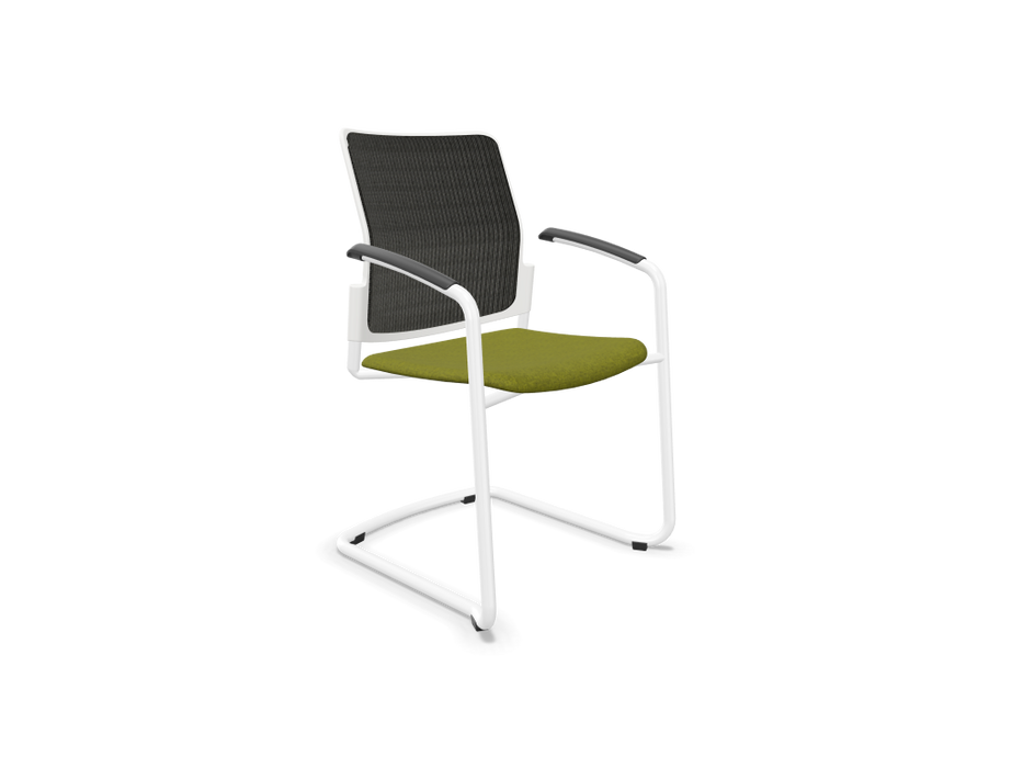 Urban Mesh Back Cantilever Meeting Chair