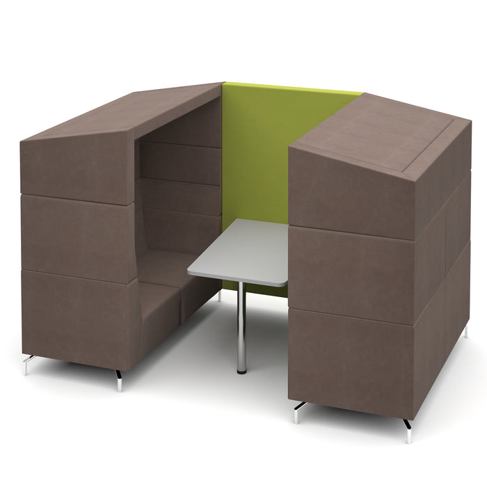 Alban Six Person Covered Meeting Booth