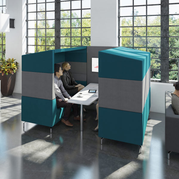 Alban Six Person Covered Meeting Booth
