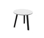 Arches Circular Meeting Table with Metal Legs Desking Buronomic Black Grey 800mm