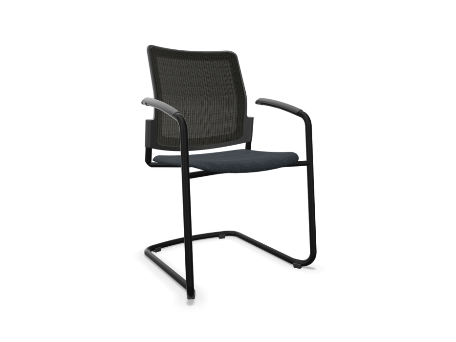 Urban Mesh Back Cantilever Meeting Chair