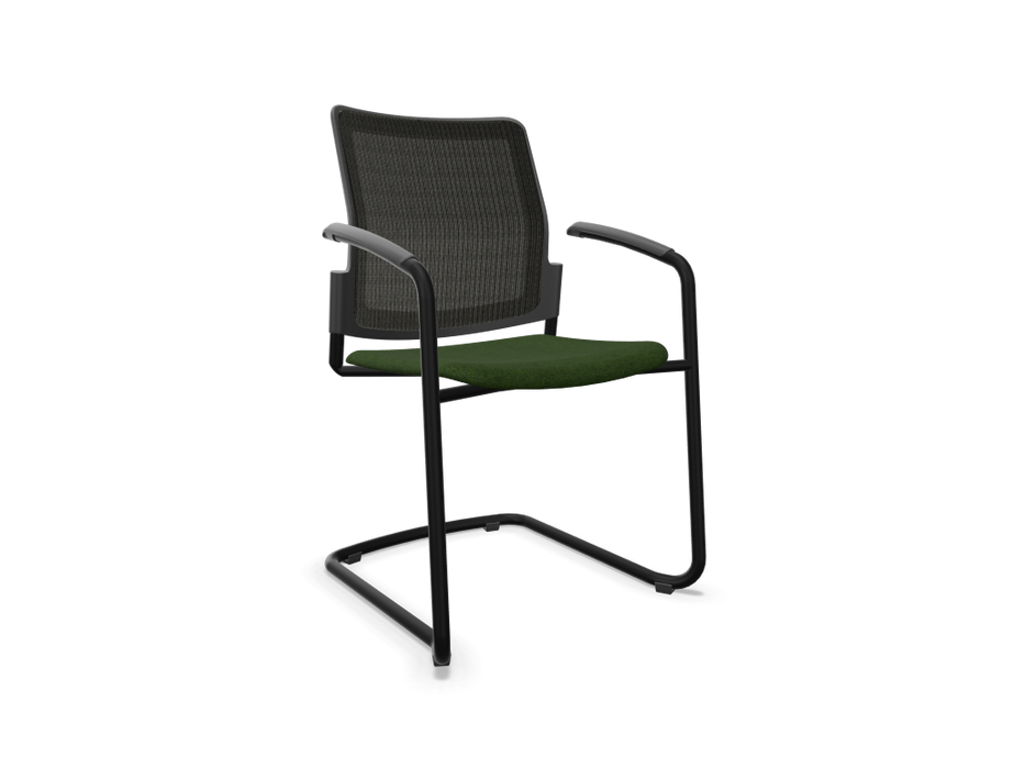 Urban Mesh Back Cantilever Meeting Chair