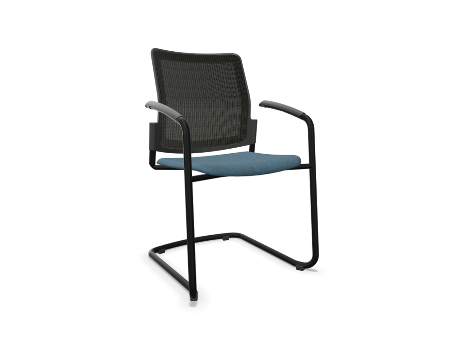 Urban Mesh Back Cantilever Meeting Chair