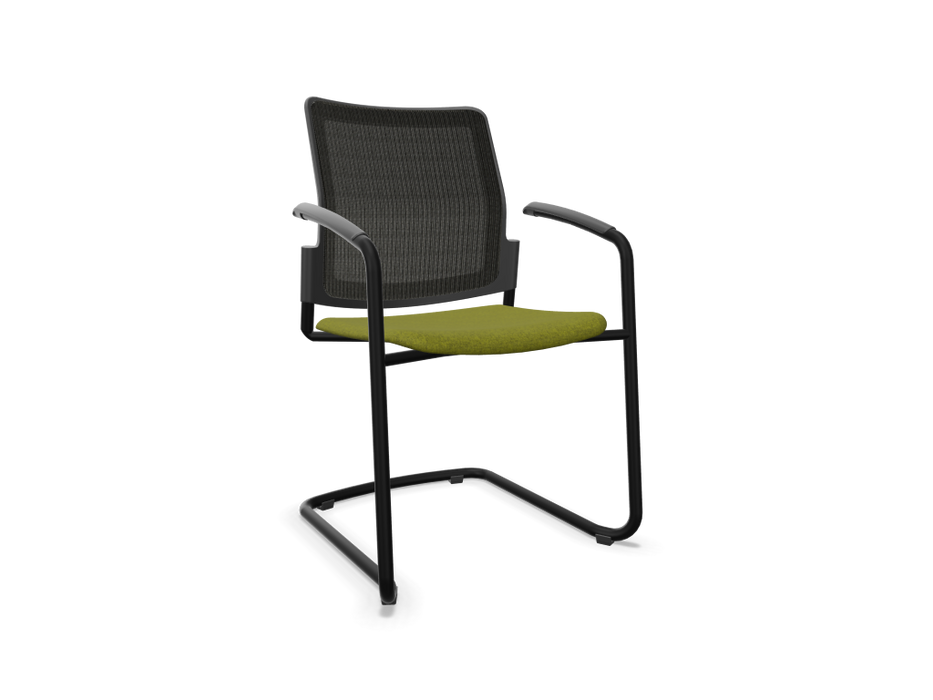 Urban Mesh Back Cantilever Meeting Chair