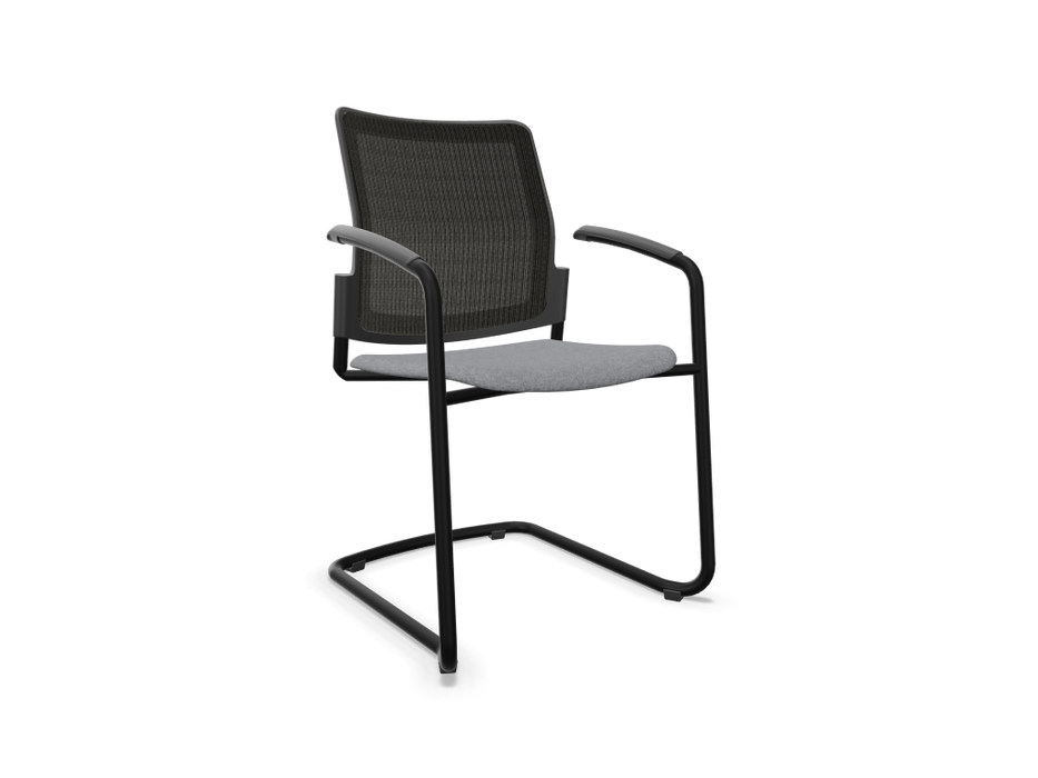 Urban Mesh Back Cantilever Meeting Chair