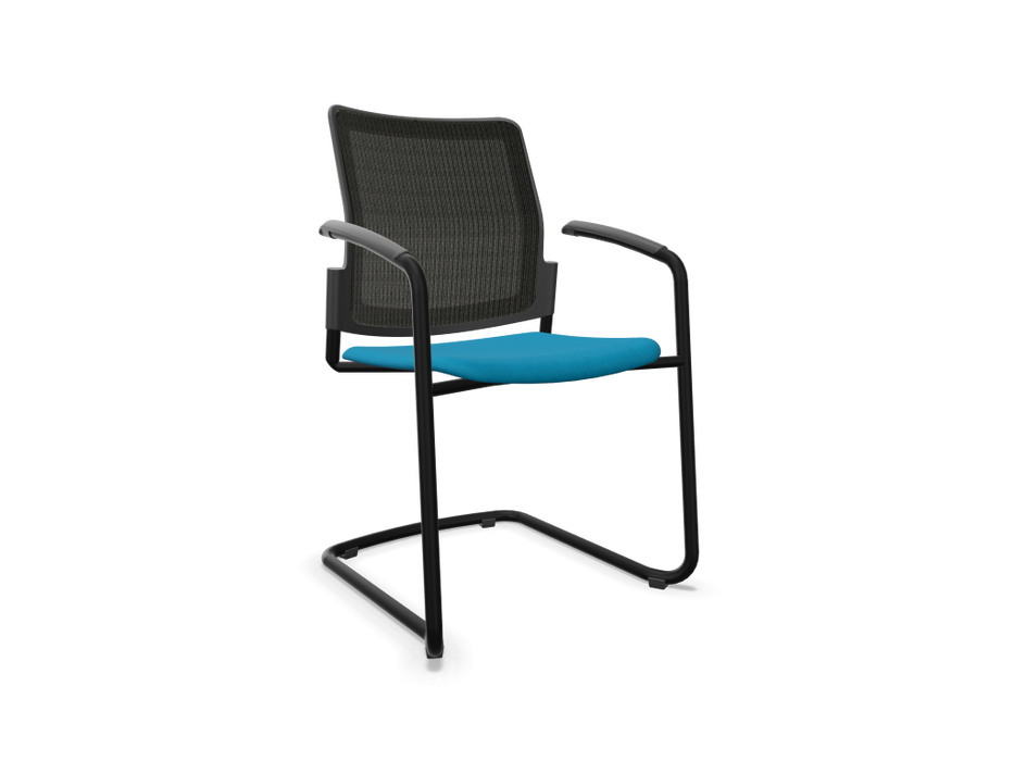 Urban Mesh Back Cantilever Meeting Chair