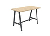 Cohesion High Meeting Table Meeting Table Buronomic 1400mm x 800mm Raw Treated Bleached Oak