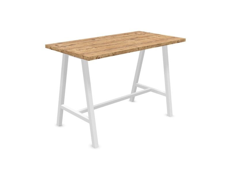Cohesion High Meeting Table Meeting Table Buronomic 1400mm x 800mm White Timber