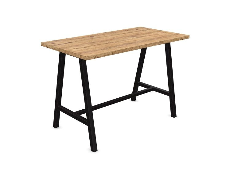 Cohesion High Meeting Table Meeting Table Buronomic 1800mm x 900mm Black Timber