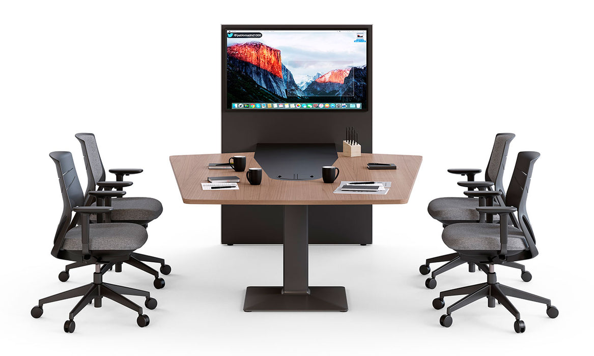 Video Table Power Video Conferencing Table — Loop Workplace Furniture