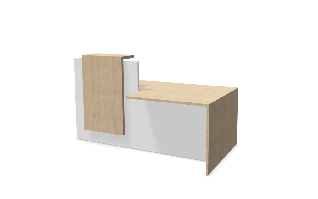 Buro6 Small Reception Desk with DDA section