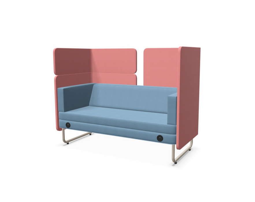 Play&Work Two Seater Sofa with High Back